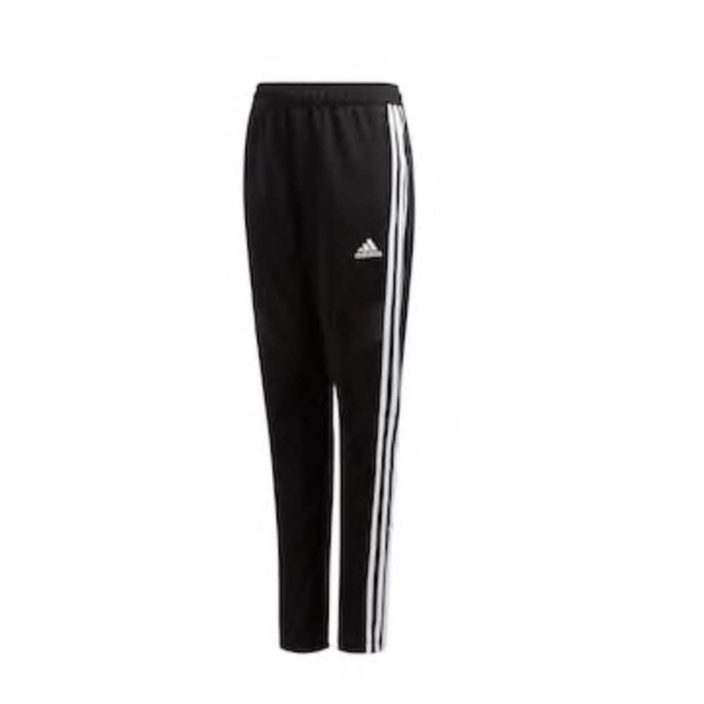 Unisex kids adidas black joggers